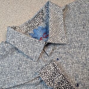 Robert Graham Classic Fit Mens XXL Paisley Floral Long Sleeve Shirt